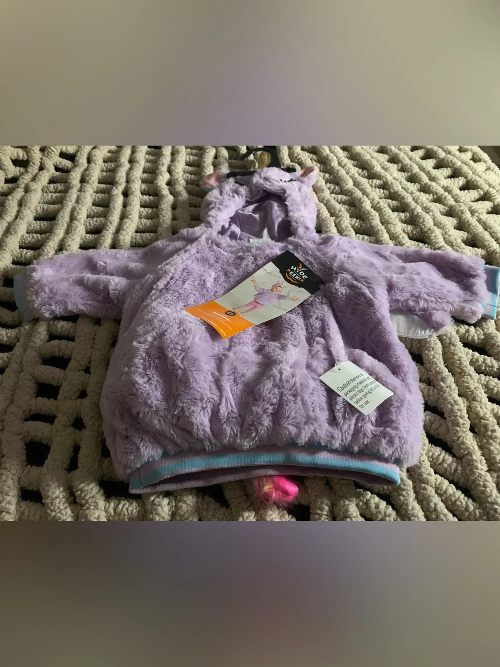 Hyde and Eeek! Infant Unicorn Pullover - Lavender & Pink